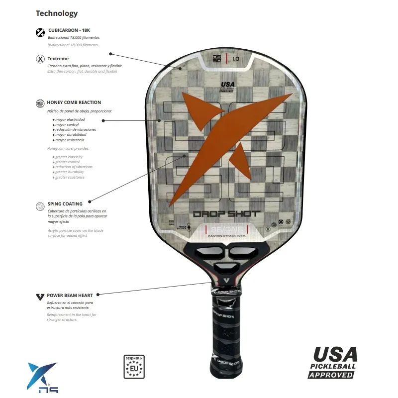 Drop Shot Canyon Attack 1.0 Pickleball