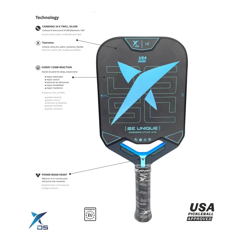 Drop Shot Conqueror Attack 1.0 Pickleball