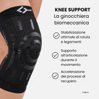 Floky Knee Support Ginocchiera Black DX