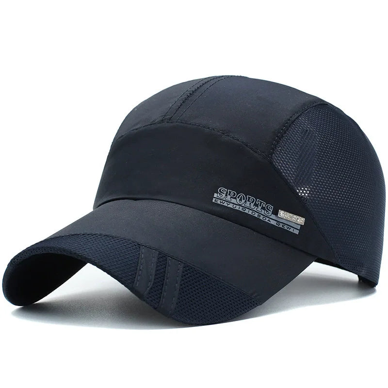 Cappellino sportivo in rete traspirante, blu