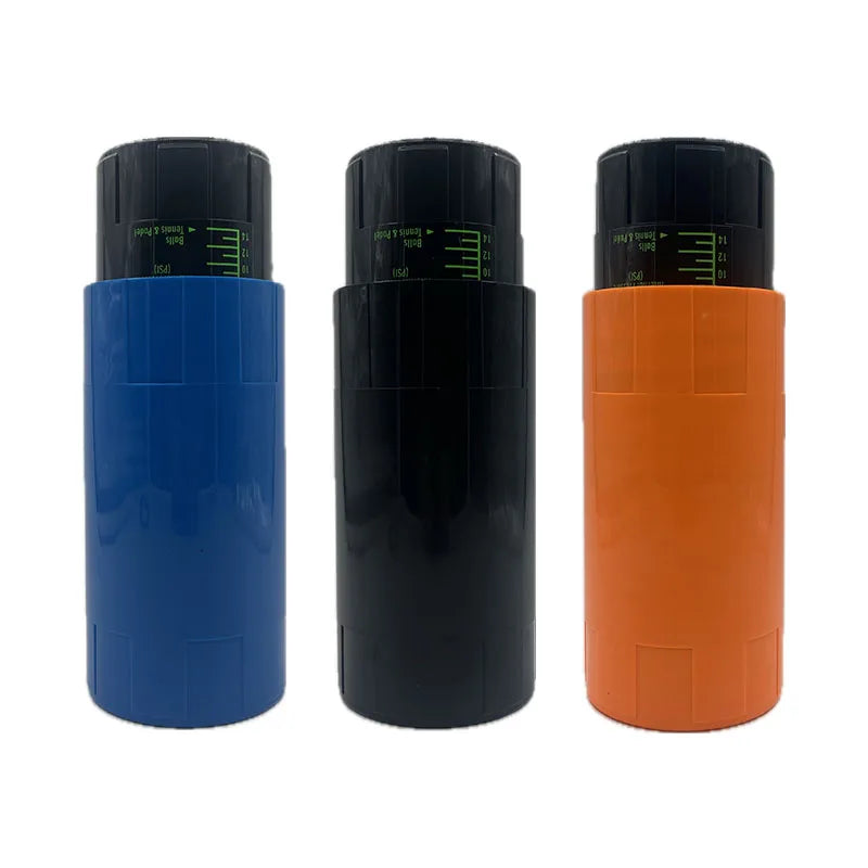 Pressurizzatore per palline da padel in blu, nero e giallo
