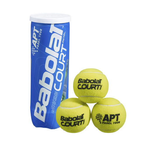 Babolat Court Padel, tubo da 3 palline