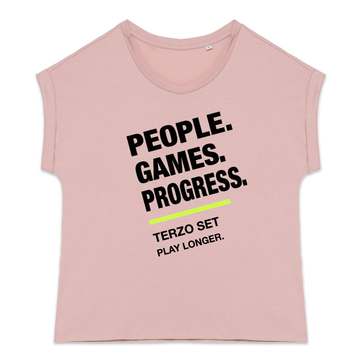 TERZO SET Manifesto Women T-Shirt Ivory - fronte_2