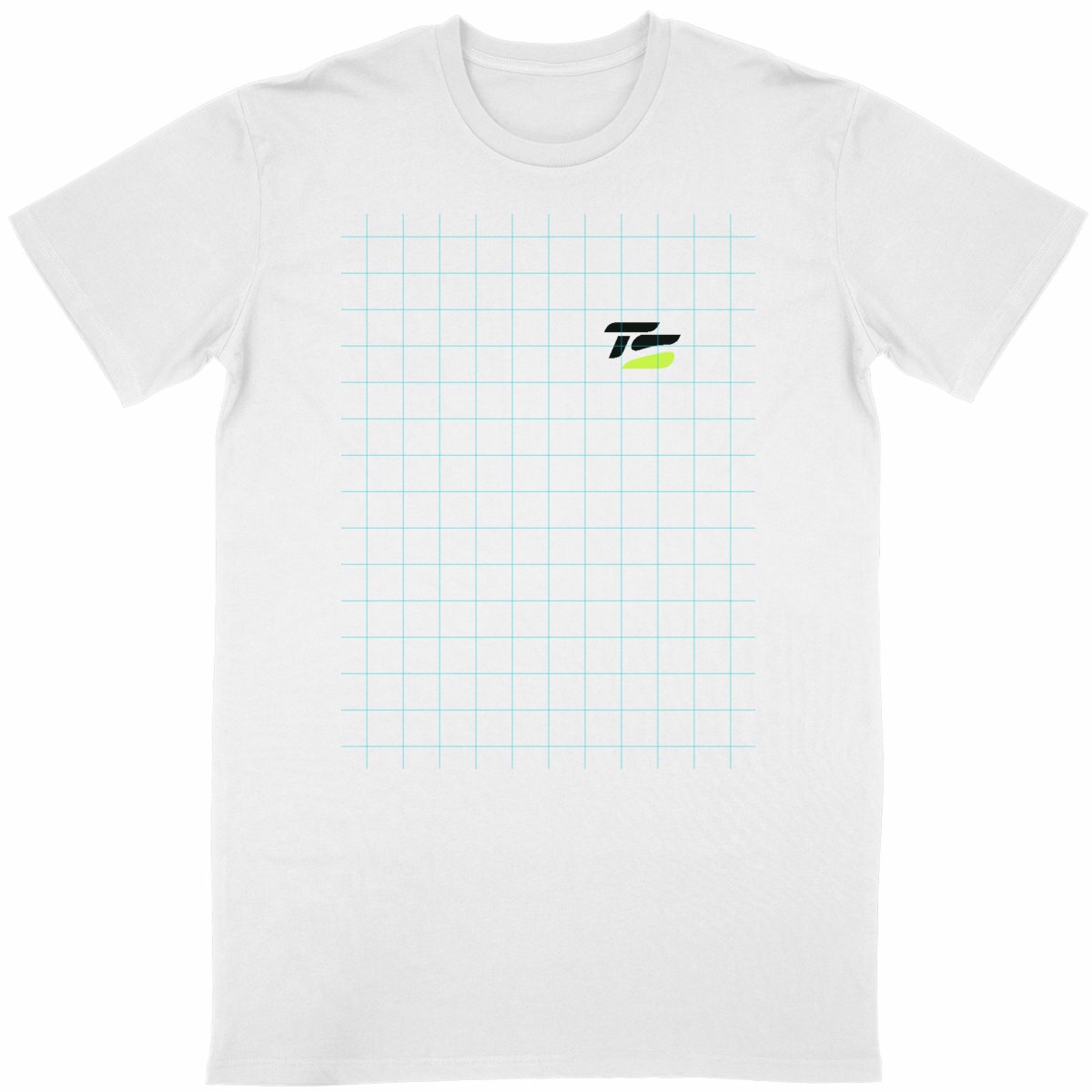 TERZO SET Court Series 01 T-Shirt Light - fronte_bianco