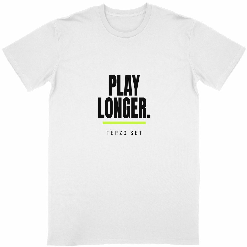 Play Longer — T-shirt Terzo Set 01 - fronte_bianco